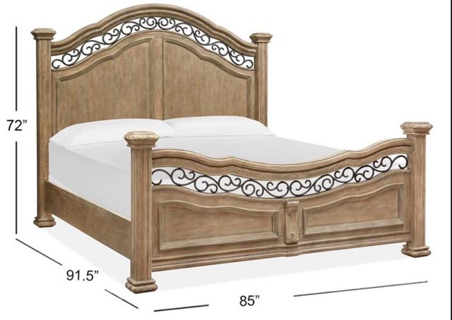 Magnussen Home® Marisol Fawn King Panel Bed-2