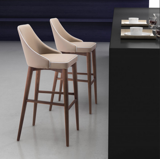 Zuo® Modern Moor Beige Bar Chair-2