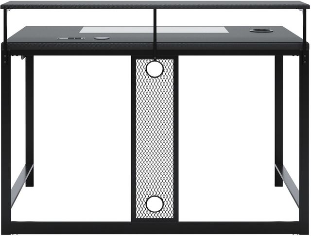 Signature Design by Ashley® Lynxtyn Black 48" Office Desk with Cup Holder-2