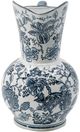 A & B Home Blue/White Milk Jar-2