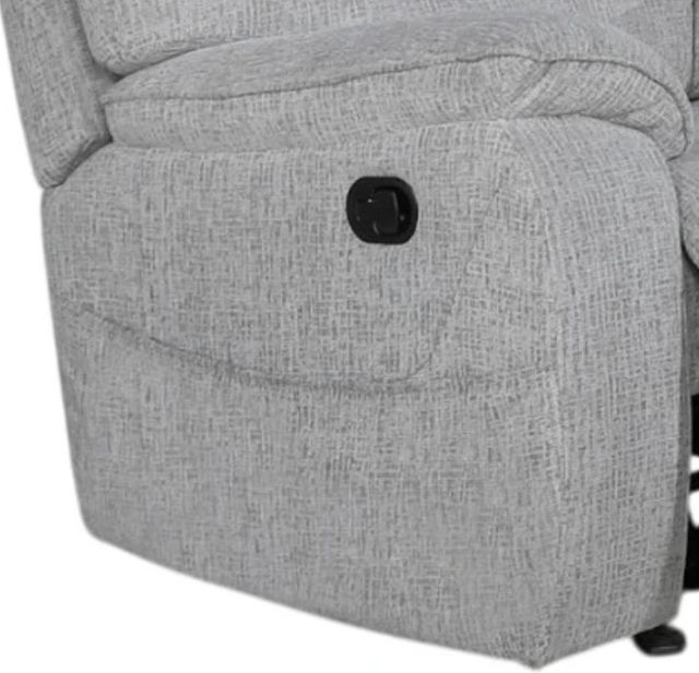 New Classic® Home Furnishings Chablis Mist Gray Manual Glider Recliner-2
