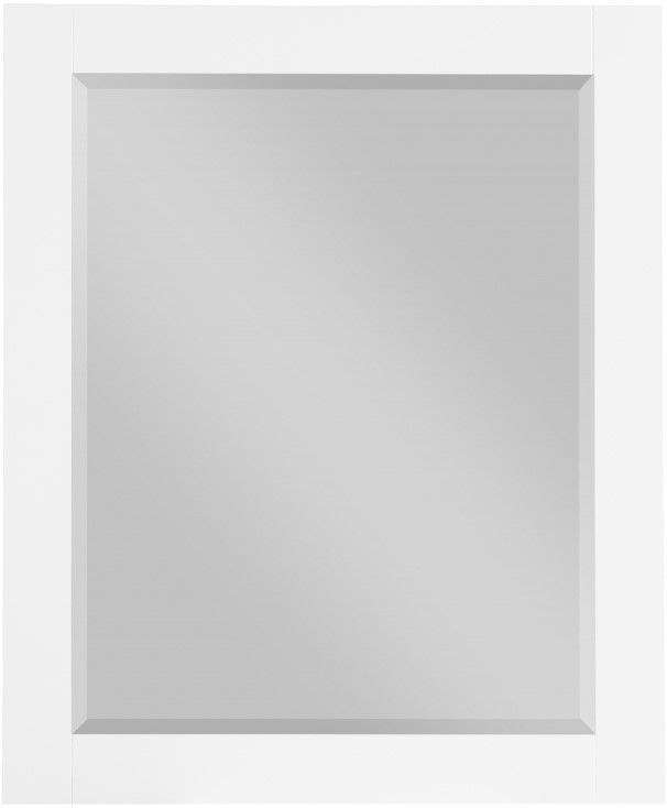 Meridian Furniture Monad White 30" Mirror-1