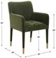 Uttermost® Conifer Moss Dining Arm Chair-2