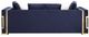 ACME Furniture Virrux Blue/Gold Sofa with Pillows-4
