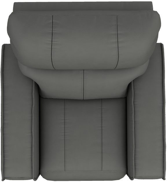 La-Z-Boy® Maddox Slate Leather Manual Wall Recliner-4