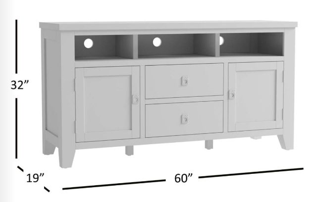Jofran Inc. Kona Grove Brown 60" Media Console-2