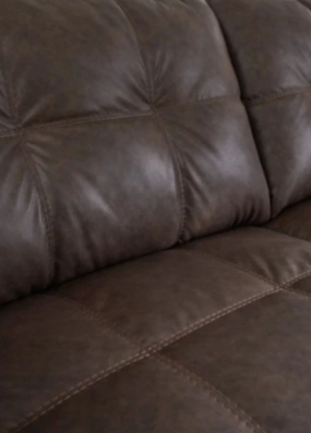 Benchcraft® Barlin Mills 2-Piece Umber Right-Arm Facing Sectional and Chaise-2