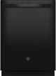 GE® 24" Black Top Control Built-In Dishwasher-0