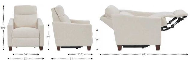La-Z-Boy® Quinault Mushroom Power Reclining Chair with Headrest-2