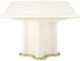 Michael Amini® La Terrazza Creamy Pearl Double Pedestal Dining Table-5