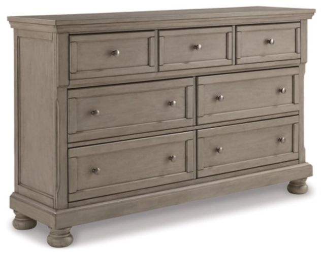 Signature Design by Ashley® Lettner 2-Piece Light Gray Queen Sleigh Storage Bed Set-2