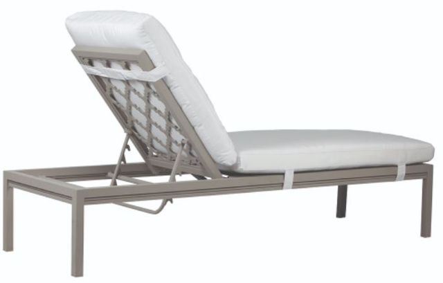 Lane Venture® Willow Taupe/White Adjustable Chaise-1