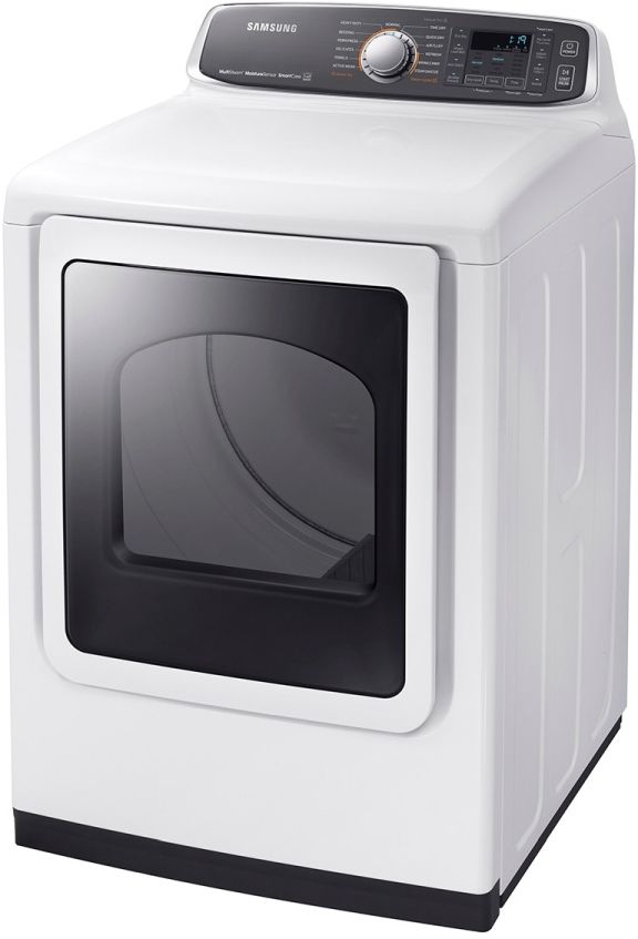 Samsung 7.4 Cu. Ft. White Front Load Electric Dryer-2