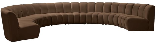 Meridian Furniture Infinity 8-Piece Brown Modular Sectional-0