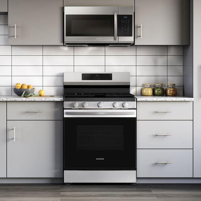 Samsung 30" Stainless Steel Smart Freestanding Gas Range-9