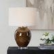 Uttermost® Rye Glazed Brown Table Lamp-2