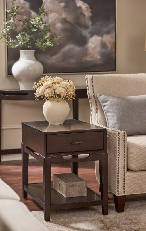 aspenhome® Sutton French Roast Chairside Table-1