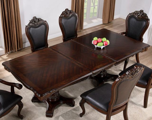 Furniture of America® Manzanita 7-Piece Dark Cherry Dining Table Set-1