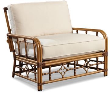Lane Venture® Celerie Kemble Raffia Cuddle Chair-0