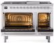 Ilve® Nostalgie II Series 48" White Pro Style Dual Fuel Range-1