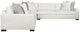 Century® Century Home Elegance 2-Piece White Sectional-1