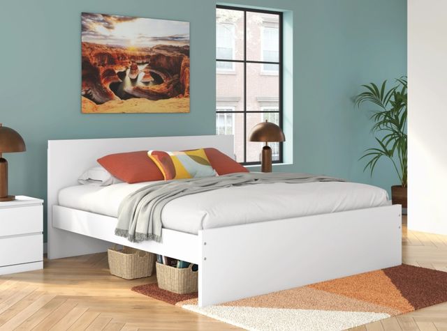 Signature Design by Ashley® Onita White King Panel Platform Bed-3
