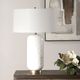 Uttermost® Iona White Table Lamp-1
