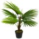 A & B Home Green Artificial Fan Palm Tree in Pot-1