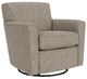 Flexsteel® Kingman Silver Muslin Swivel Glider-0