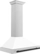 ZLINE 36" Autograph Edition White Matte Wall Mounted Range Hood-2