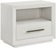 Universal Explore Home™ Oasis White Sandblasted Quartered Pine 34" Shoreline Nightstand-0