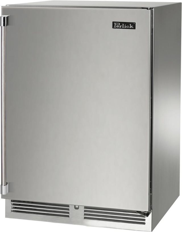 Perlick® Signature Series 24" Stainless Steel Under The Counter Refrigerator-0