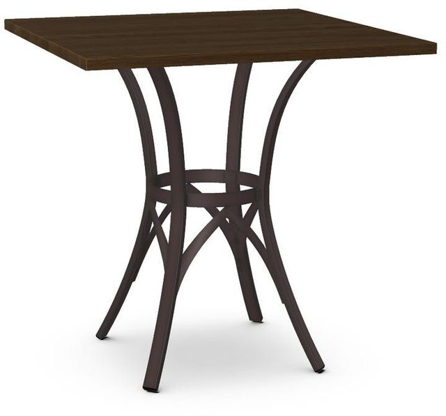 Amisco Customizable Kai Solid Ash Square Counter Height Table-0