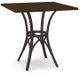 Amisco Customizable Kai Solid Ash Square Counter Height Table-0