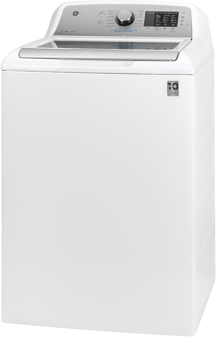 GE® 4.8 Cu. Ft. White Top Load Washer | M & H Appliance