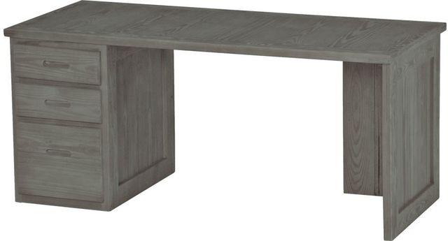 Crate Designs™ Furniture Graphite Lacquer Top Desk-0
