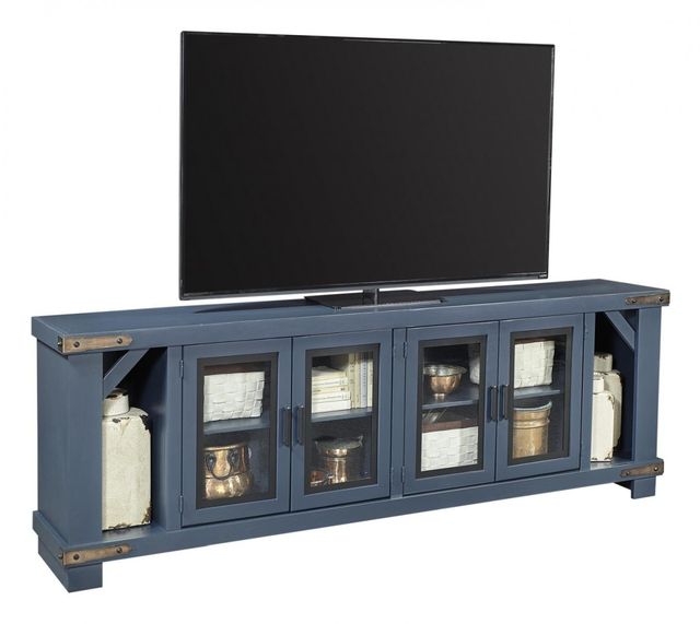 Aspenhome® Sawyer Malta Blue 98" Console-2