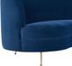 TOV Furniture Flare Navy Velvet Sofa-3