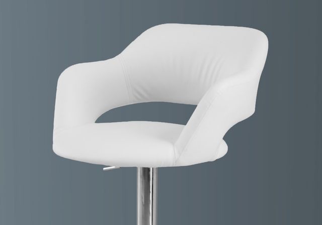 Monarch Specialties Inc. White Bar Stool-1