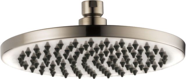 Brizo Essential™  Brilliance® Brushed Nickel 2.5 GPM Linear Round Single-Function Raincan Shower Head-0