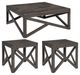 Signature Design by Ashley® Haroflyn 3-Piece Gray Living Room Table Set-0