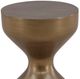 Dovetail Furniture Umberto Antique Brass Side Table-1