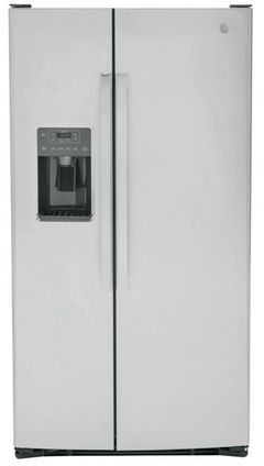 GE® 36 in. 25.3 Cu. Ft. Fingerprint Resistant Stainless Steel Side by Side Refrigerator