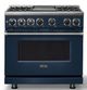Viking® 7 Series 36" Slate Blue Pro Style Dual Fuel Range with 12" Reversible Griddle-0