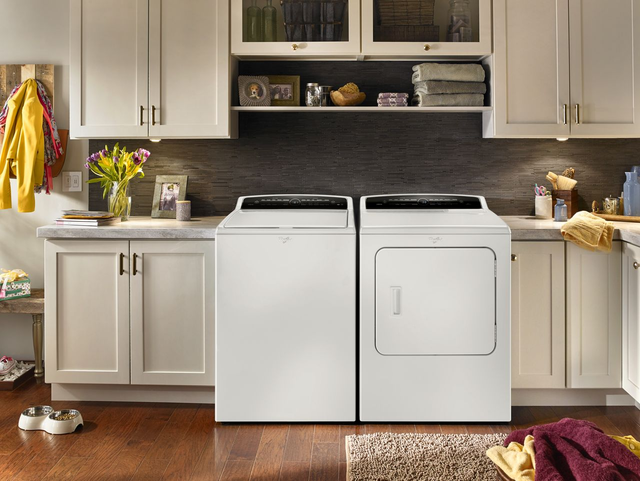 Whirlpool® Cabrio® Front Load Electric Dryer-White-2