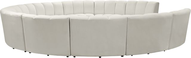 Meridian Furniture Infinity 11-Piece Cream Velvet Modular Sectional-1