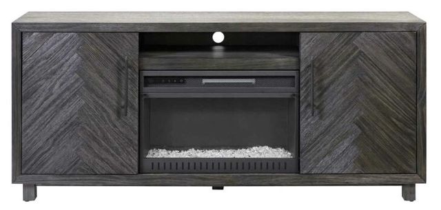 Martin Furniture Palisades Charcoal Fireplace TV Stand-2
