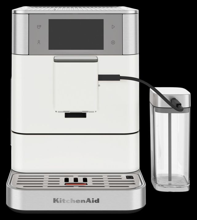 KitchenAid® KF8 Porcelain White Fully Automatic Espresso Machine-0