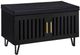 Coaster® Brixton Black Entryway Shoe Storage Bench-0