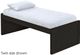 Crate Designs™ Furniture Espresso Full XL Low Profile Captain's Bed-0
